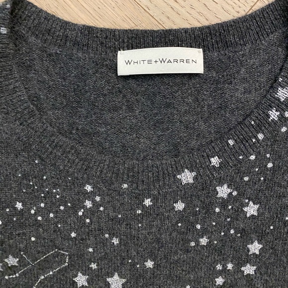 white + warren constellation star sweater - Picture 4 of 6